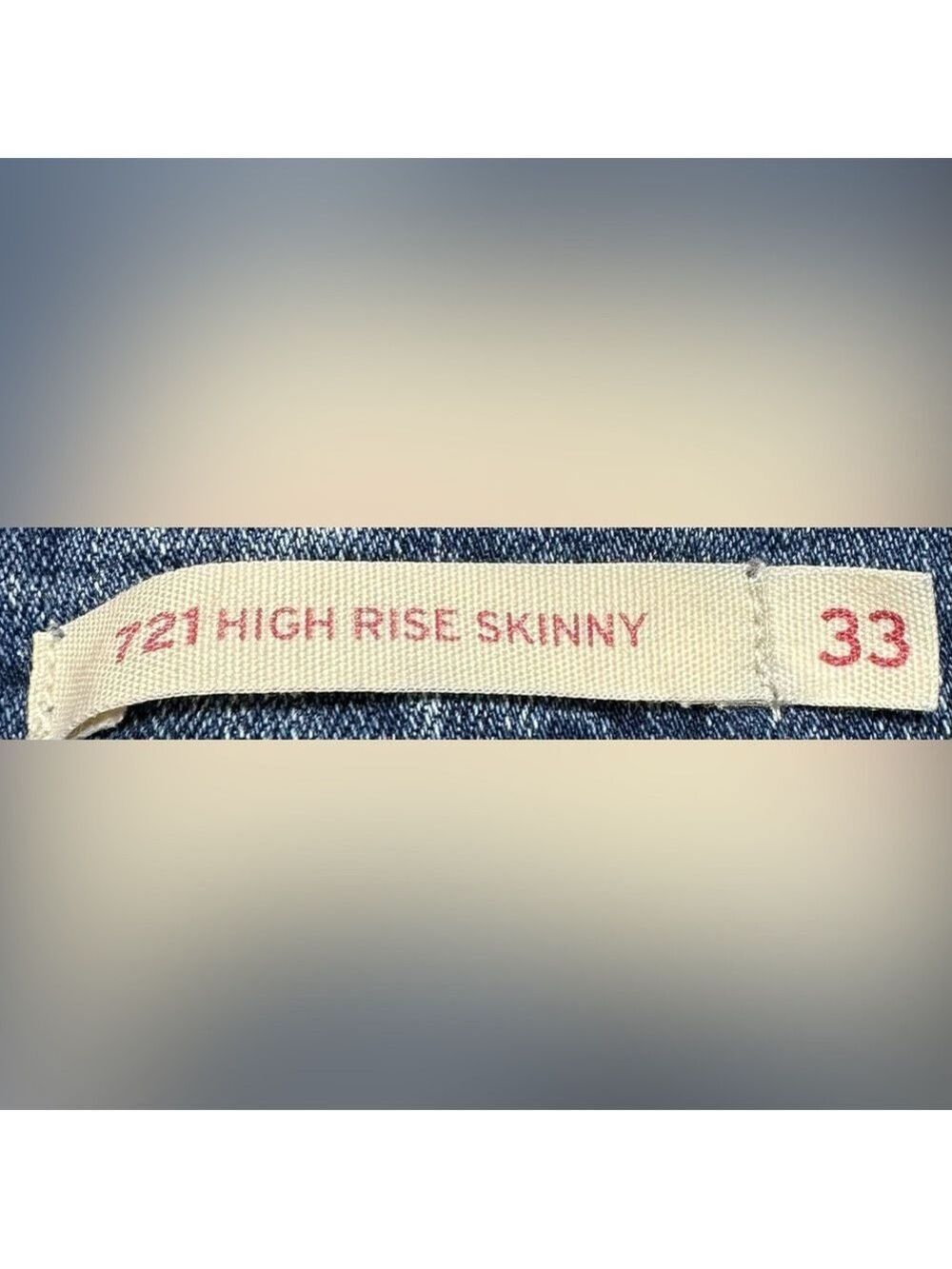 Levi's 721 High Rise Medium Wash Stretch Skinny Jeans - Picture 10 of 15